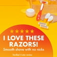 thumbnail image 6 of BIC Soleil 3 Women's 3-Blade Disposable Razors, 4 Count, 6 of 9