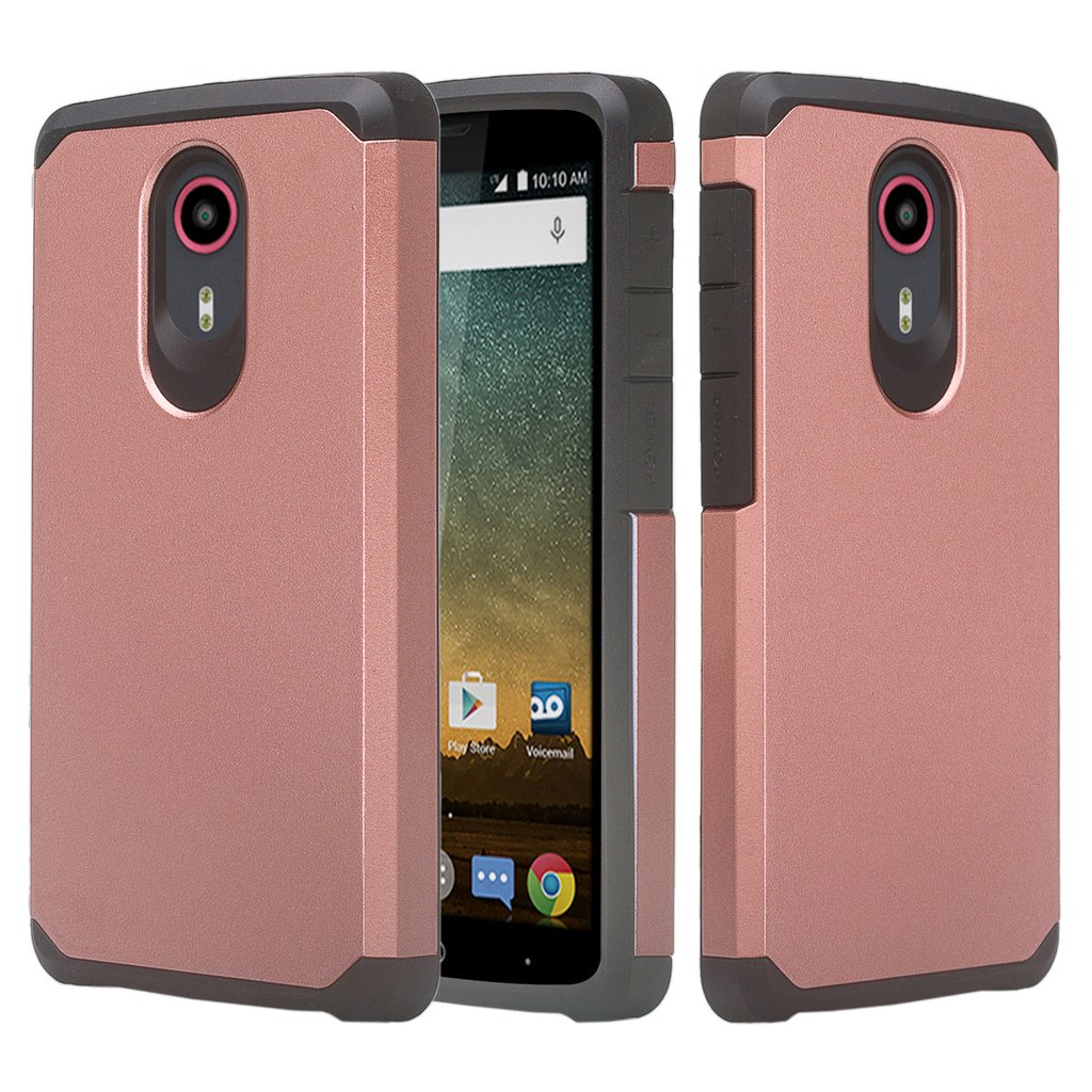 ZTE Uhura, ZTE Quest, ZTE Ultra N817 Case, Silicone Hybrid Dual Layer