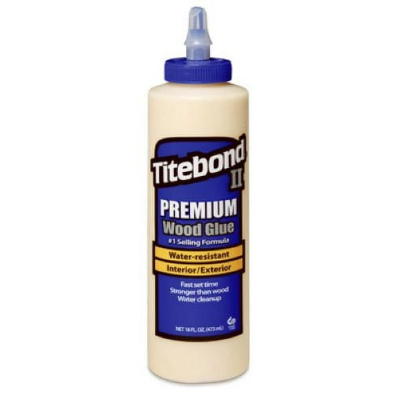 Titebond II 5004 16 oz Squeeze Bottle of Premium Wood Glue