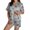 Grey-a, variant on XINXIAOO Halloween Pajamas Women Two Piece Women Silk Pajamas Set Halloween Button Down Short Pajama Set for Women Lounge Wear for Women Womens Sleepwear