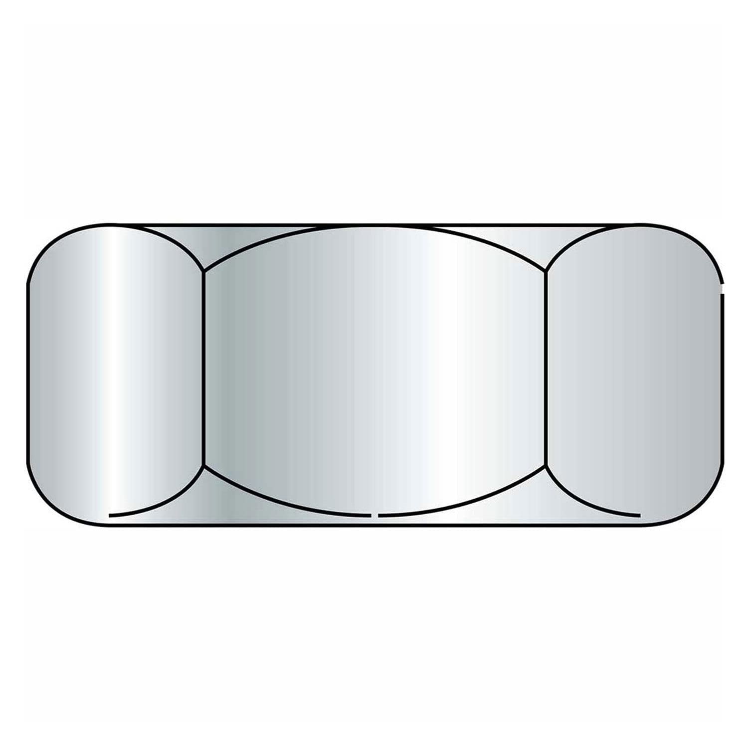 Finished Hex Nut - 3/8-16 - Med. Carbon Steel - Zinc CR+3 - UNC - Grade 5 - Pkg