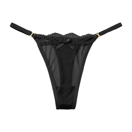 

Women Underwear Panties Seamless Low Waist Thin See Through Mesh Thong Panties Female Underpanty Comfort Undergarments