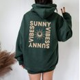 thumbnail image 6 of SUNNY VIBE Graphic Unisex Fleece Hooded Sweatshirt, 6 of 10