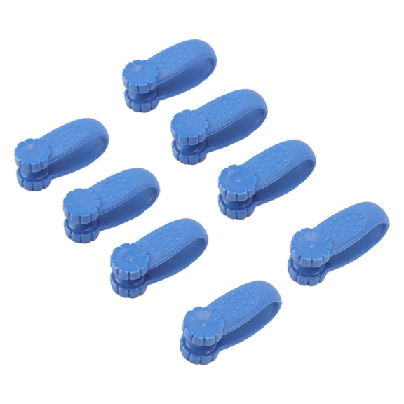 Hand Acupressure Clip, Hand Pressure Point Clip Plastic 8PCS Massage Accessory For Health Green,Blue,Black,Pink