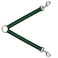 thumbnail image 1 of Buckle-Down Leash Splitter - Stripe Black Green - 1" Wide - 30" Length, 1 of 1