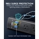 thumbnail image 3 of Abrazadera de escritorio Power Strip PLUGTUL de 3 salidas con USB PD de 20 W, color negro, 3 of 8