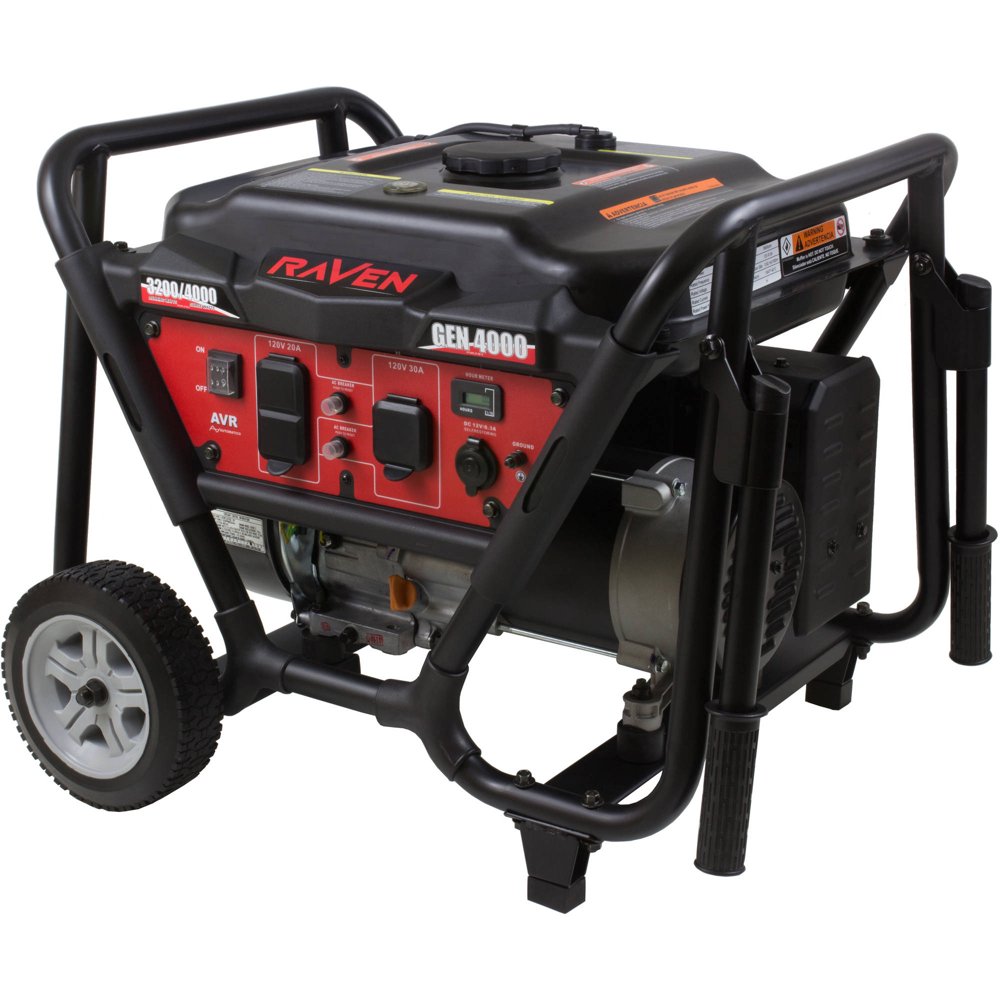 Raven 4000Watt Generator with Wheel Kit