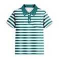 thumbnail image 4 of shoper Boys Shirts Size 8 Round Neck Short Sleeve Cute Back To School Shirt School Clothes for Boys, 4 of 5