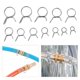 thumbnail image 4 of 250pcs Double Wire Fuel Hose Spring Clips Pipe Clamps Pipe Clips Fasteners, 4 of 4