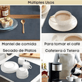thumbnail image 4 of 2 pzs Tapete Bar,escurridor Platos,tapete Cocina Escurridores Lab.G, Blanco y negro, 4 of 5