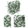 thumbnail image 4 of Leaf Stand Mixer Cover, Banana Tree Leaves with Cartoon Flower Summer Season Foliage, Kitchen Appliance Organizer Bag Cover with Pockets, 5 Quarts, Hunter Green Eggplant, by Ambesonne, 4 of 4
