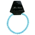 thumbnail image 2 of Mi Amore Stretch Ankle Bracelet With Blue Colored Cats Eye Beads AN963-BLUE, 2 of 2