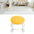 thumbnail image 1 of Tabouret Roulant Bas avec Roues, Tabouret Bas 13 Po Rotatif à 360 avec Roues, Chaise Tabouret Roulant Basse en Cuir PU, Tabouret Roulant pour Maison Bureau Garage Boutique, 1 of 7