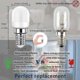 thumbnail image 3 of E14 LED Bulb for Fridge, 2W SES (20W-25W Equivalent), 140LM, Cool White 6000K, 4-Pack, 3 of 5
