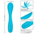 thumbnail image 6 of CalExotics California Dreaming Palm Springs Pleaser 10-Function Flexible Luxury Tantalizing Rechargeable Silicone Vibrator, 6 of 10