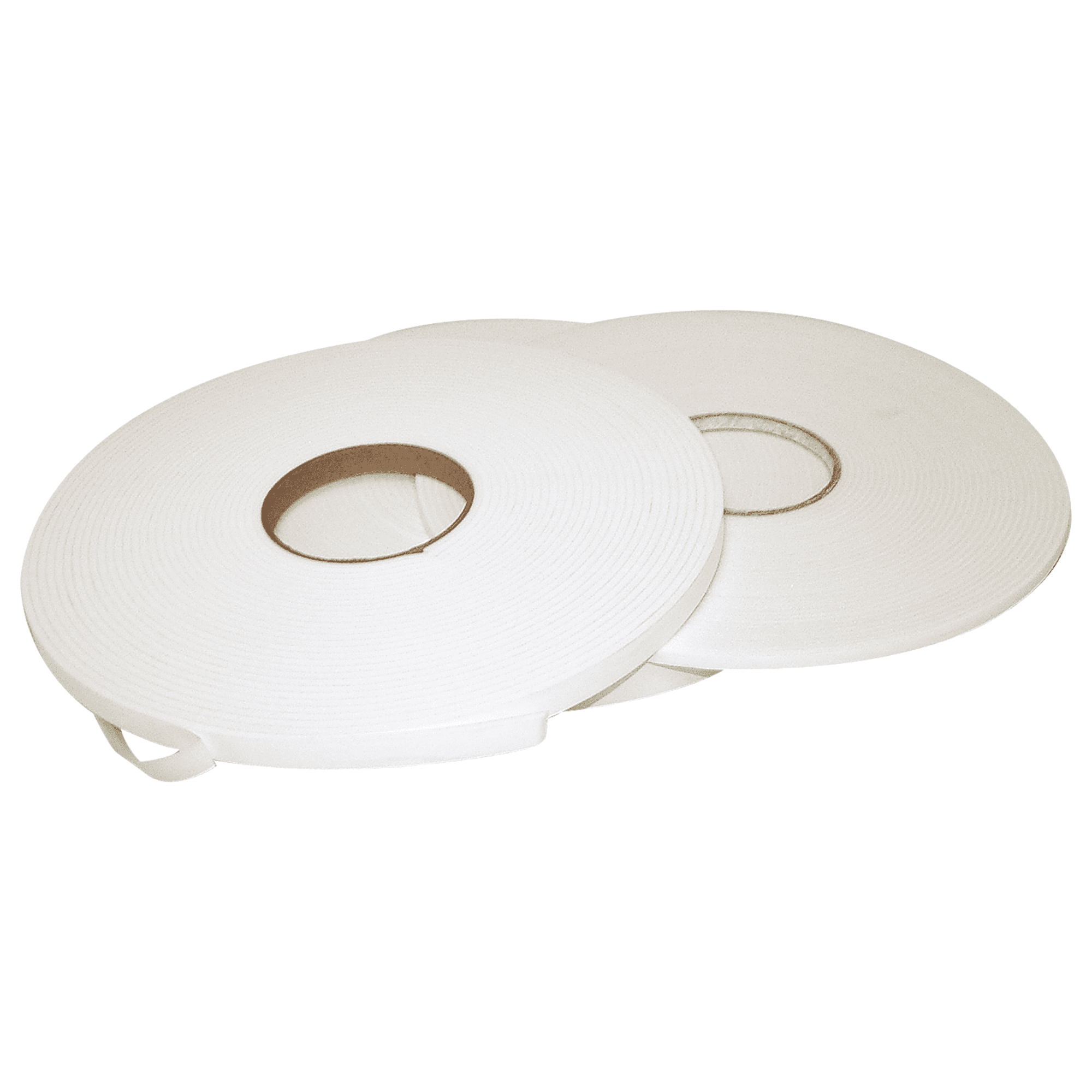 JVCC Polyethylene Foam Tape [Double-Sided, Closed Cell, 1/8 inch thick] (DC-PEF12A): 1 in. x 18 yds. x 1/8 in. thick (White)