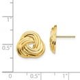 thumbnail image 3 of 14K Yellow Gold Earring Love Knots Women'S 13 mm 14, 3 of 3