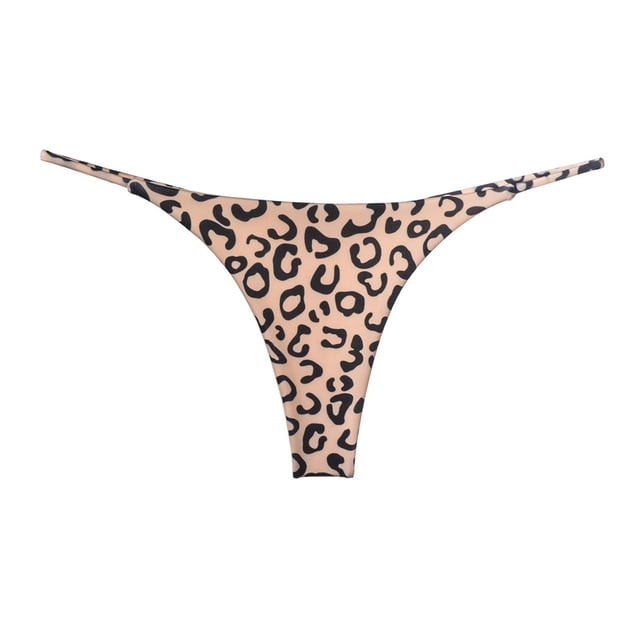 Aayomet Culotte Bikini en Coton pour Femmes (Kaki, G)