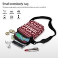 thumbnail image 7 of HELLHERO Adjustable Crossbody Bag Polyester Adjustable Strap Ghost Bow Pattern for Casual Travel Men, Women, 7 of 7