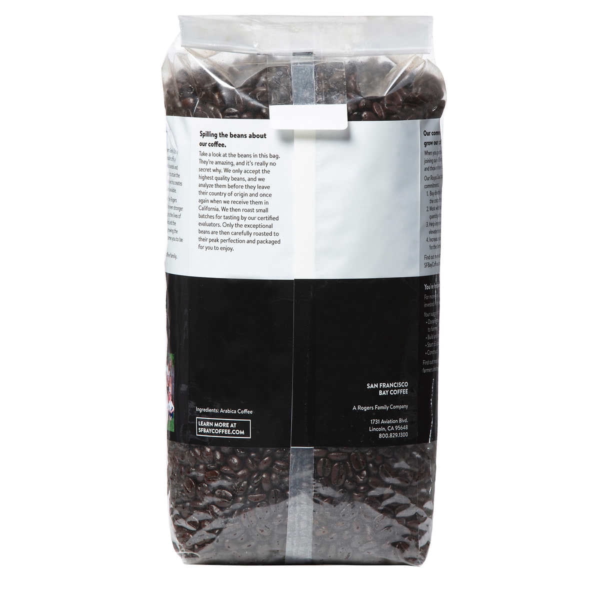 San Francisco Bay, French Roast Coffee, Whole Bean, 3 Pounds