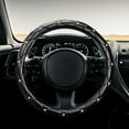 thumbnail image 3 of Car Steering Wheel Cover with Studded Grip for Universal Fit, Enhanced Driving Comfort and Control, All-Season Use, Anti-Slip Design, 1 Pack, 3 of 5