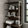 thumbnail image 2 of Hybrid Tall Etagere Bookcase in Platinum Gray - Engineered Wood, 2 of 5