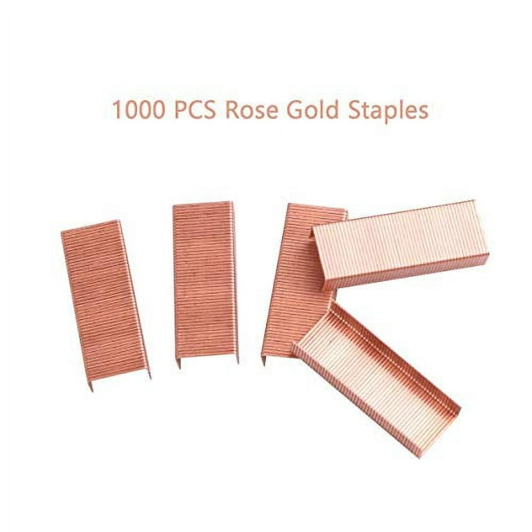 Rose Gold Staples,, Standard Refill Staples - Temu