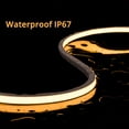 thumbnail image 4 of Tira de luces LED de neón flexible de 1 a 5 m/pieza con carcasa de perfil para empotrar, resistente al agua, IP67, para decoración de exteriores, 4 of 5