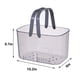 thumbnail image 3 of Cestas organizadoras portátiles de plástico para ducha con asas, organizador para baño y cocina (blanco), cesta organizadora para baño, escuela, dormitorio, cocina, cesta de almacenamiento para baño., 3 of 6