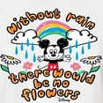 thumbnail image 3 of Disney - Mickey Mouse - Without Rain There Would Be No Flowers - Juniors Cropped Cotton Blend T-Shirt, 3 of 5