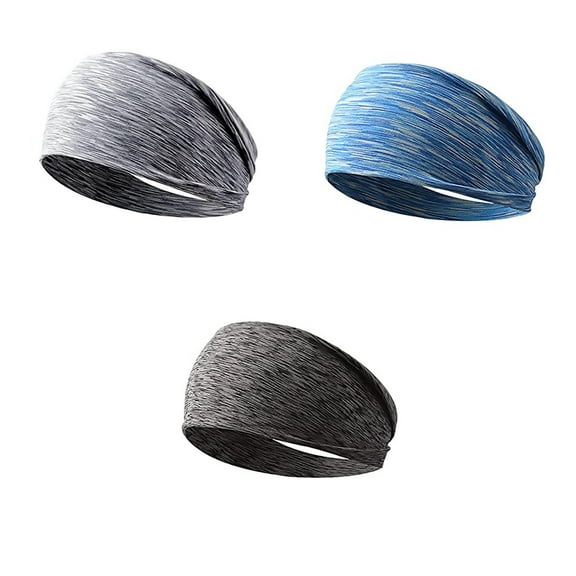 TELOLY Sweat Band,Vibrant Color Block Headbands,Stylish and Breathable Head Bands for Active Lifestyles