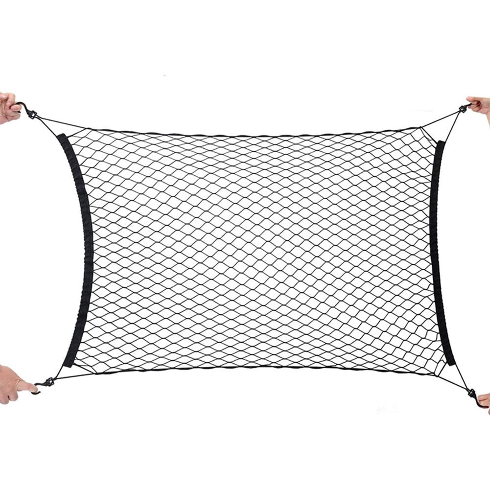 Splihome Camping Storage 1X Folding Wagon Net About 210G 92*76Cm/36.2*30.0Inch Black Folding Trolley Cart Nylon High-Quality