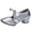 Silver, variant on Women's Ballet Shoes Lace-Up Low Heel Anti-Slip Graceful Dance Shoes for Women for Dance Ballet Cusual Formal