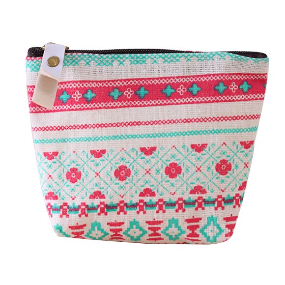 Injueey Mini monedero de mujer, monedero de dibujos animados, monedero, monedero, tarjetero, cremallera, cambio, estuche, bolsa de almacenamiento de Carpetas de archivos costumbre popular