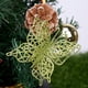 thumbnail image 4 of Tamaño único 7x7 CM nueva decoración de árbol de Navidad rosa brillante colgante de decoración navideña de flor simulada  en cuenta al realizar el pedido 10 piezas por ANGGREK  Otros, 4 of 8