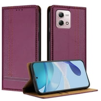 Compatible for Motorola Moto G Stylus 4G 2023 Wallet Case, PU Leather Folio Flip Protective Case with Credit Card Holder, Kickstand, Shockproof Cover for Motorola Moto G Stylus 4G 2023, Purple