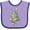 Lavender and Purple, variant on Inktastic Christmas Tree Boys or Girls Baby Bib