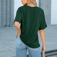 thumbnail image 7 of AherBiu Oversized Tops for Women Short Sleeve Drop Shoulder Crewneck Summer Casual Loose Top Tees Tshirts, 7 of 7
