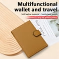 thumbnail image 5 of Arcticwind RFID Passport Holder,Multi functional Wallet,Flight Ticket Card Clip,Double Fold,Passport Document Wallet,Mini Travel Document Pouch for Women & Men,Passport Clip with ID card window,Khaki, 5 of 6