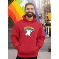 thumbnail image 2 of Live With Pride Polar Bear. Hoodie Men -Smartprints Designs, Male Small, 2 of 4