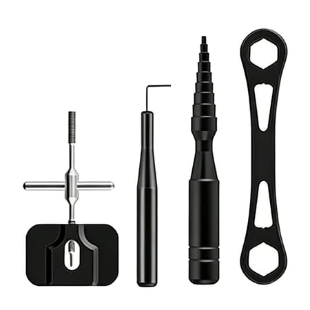 Aluminum Alloy Fishing Reel Repair Tool Set Including Bearing Extractors And Wrench For Easy Disassembly And Maintenance