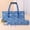 Blue set, variant on 166 Pieces American Mahjong Set, Portable Mahjong Game with Racks, Dice, Chips & Carry Bag for Family Party Travel