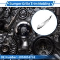thumbnail image 2 of Embellezador de Rejilla de Parachoques Frontal Derecho Único para Mercedes-Benz W205/C 2019-2021, 2 of 6