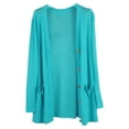 thumbnail image 1 of Minnieouse Abrigo de moda chal de punto chaqueta de verano DIY Prop dulce regalo ropa de mujer de larga duración ropa al aire libre cárdigan Abrigos y chamarras Cielo azul, 1 of 6