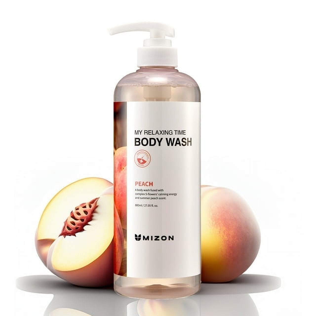 My Relaxing Time Body Wash, Peach 27.05 fl. Oz - Hydrating, Antioxidant-Rich, for Daily Use
