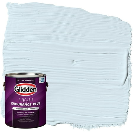 Glidden HEP Interior Paint and Primer, Snow Shadow Blue / Blue, 1 Gallon, Eggshell
