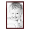 thumbnail image 2 of ArtToFrames 18" x 28" Flat Mahogany Veneer Picture Frame, 18x28 inch Brown Wood Poster Frame (WOM-5221),  Pack, 2 of 7