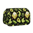 thumbnail image 1 of Disketp Avocado Toast Estuche de Lápices de Doble Capa con Tapa Abatible y Cremallera, Organizador Escolar para Adolescentes y Adultos, 1 of 7