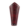 thumbnail image 2 of Brazalete de muñeca Yinane Cuero Gótico Punk Halloween Medieval Knight Cosplay Rojo, 2 of 8