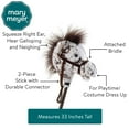 thumbnail image 7 of Mary Meyer Hobby Horse Toy Easy Ride 'Um Stick Horses with Galloping and Neighing Sounds, 33-Inches Tall, Appaloosa, 7 of 7